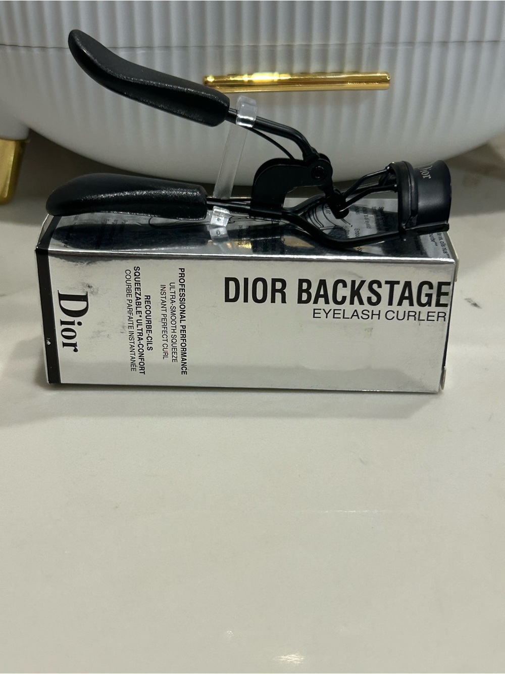 Dior Backstage Eyelash Curler - Black with Silver Box